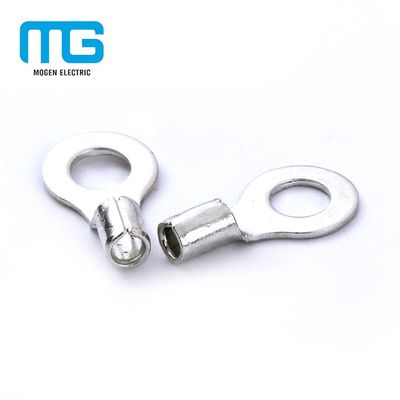 China RNB Series Non Insulated Terminals Bare Copper Ring Terminals Lug With Solder Sleeve supplier